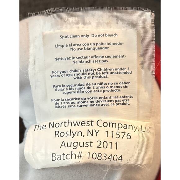 Official Disney NFL Mickey Mouse Plush – 18" Kansas City Chiefs Jersey – 2011 - Picture 5 of 5